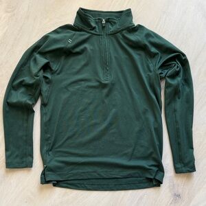 GUC CREWCUTS SZ SMALL 6-7 Green Quarter-Zip Pullover tech